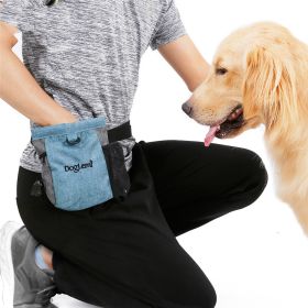 Portable Training Dog Snack Bag Canvas Waist Outdoor