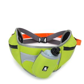 Pet Supplies Dog Training Waist Bag Outdoor Running Outdoors Snacks Buggy Bag (Option: Green-Waist Circumference 65to125cm)
