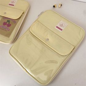 Snap Pocket Tablet PC Bag (Option: Yellow-13to14 Inch)