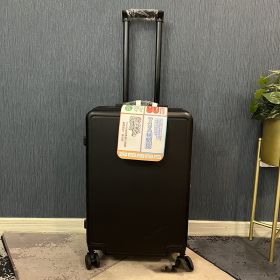 Ultra-light Mute Universal Wheel Draw-bar Luggage (Option: Black-20 Inches)